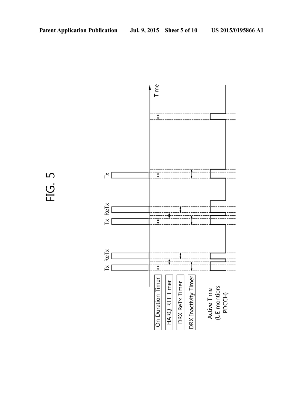 METHOD AND APPARATUS FOR CHANGING DISCONTINUOUS RECEPTION CYCLE IN     WIRELESS COMMUNICATION SYSTEM - diagram, schematic, and image 06