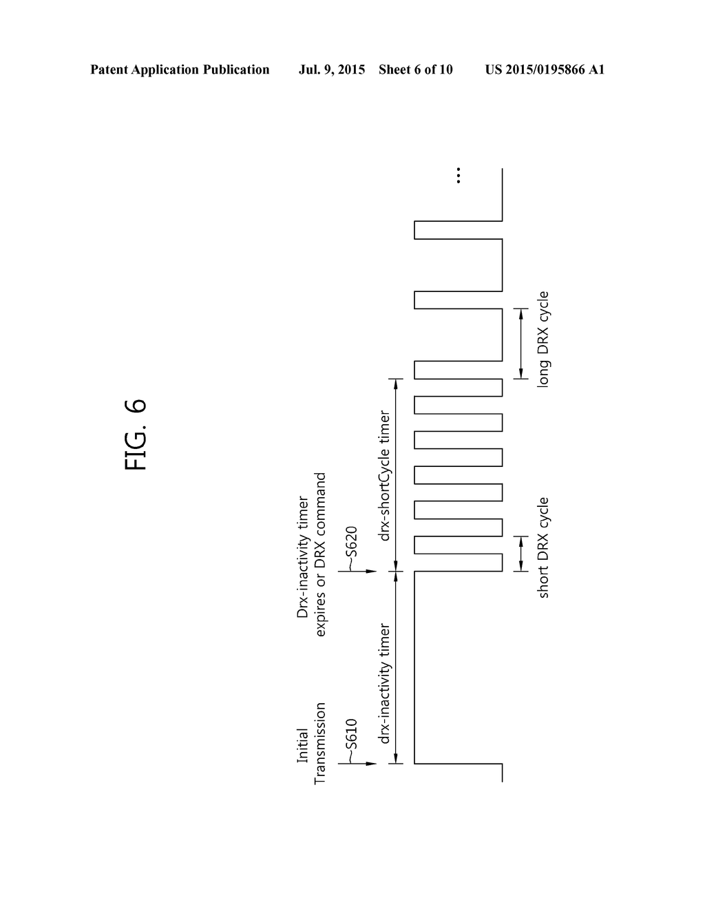 METHOD AND APPARATUS FOR CHANGING DISCONTINUOUS RECEPTION CYCLE IN     WIRELESS COMMUNICATION SYSTEM - diagram, schematic, and image 07