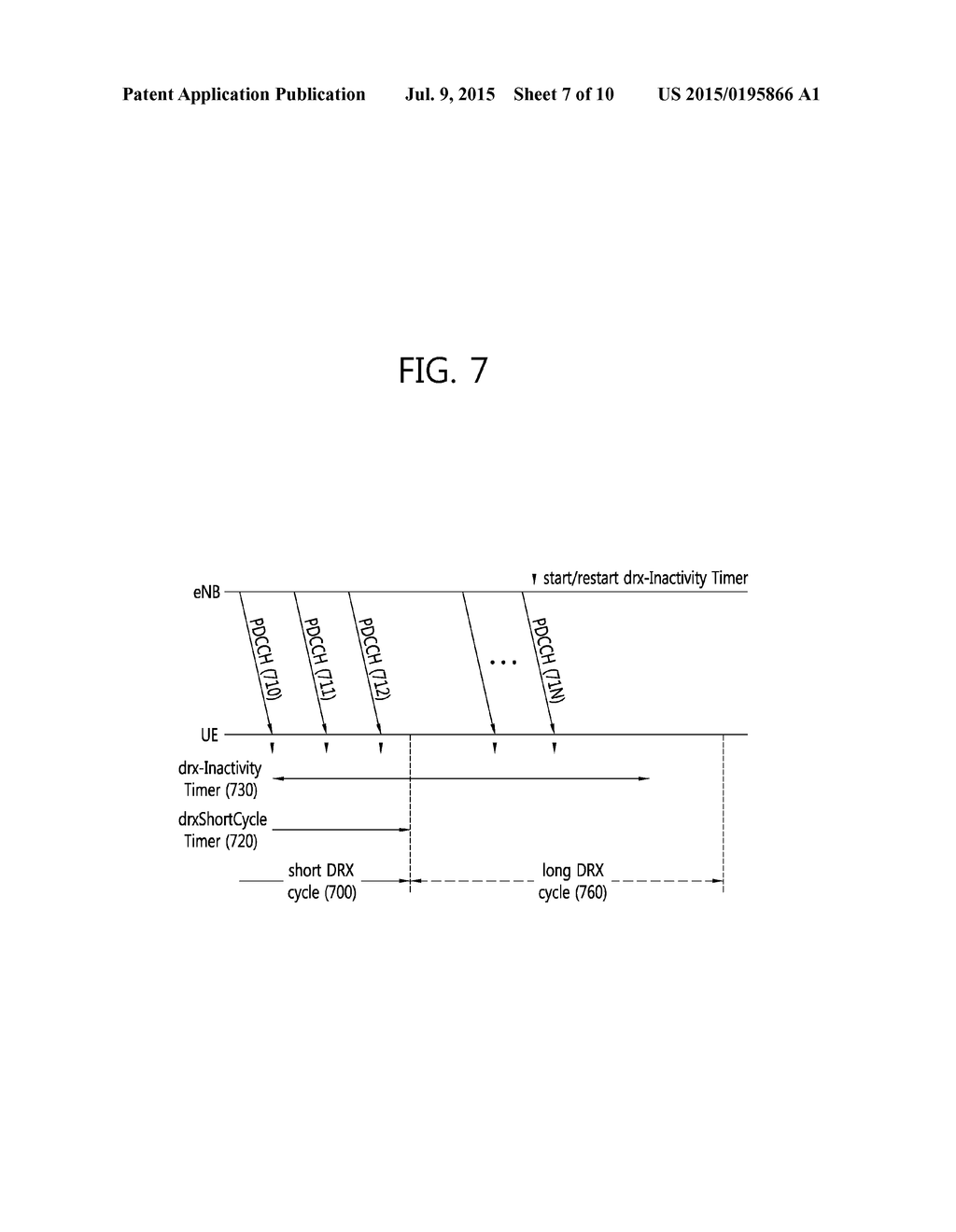 METHOD AND APPARATUS FOR CHANGING DISCONTINUOUS RECEPTION CYCLE IN     WIRELESS COMMUNICATION SYSTEM - diagram, schematic, and image 08