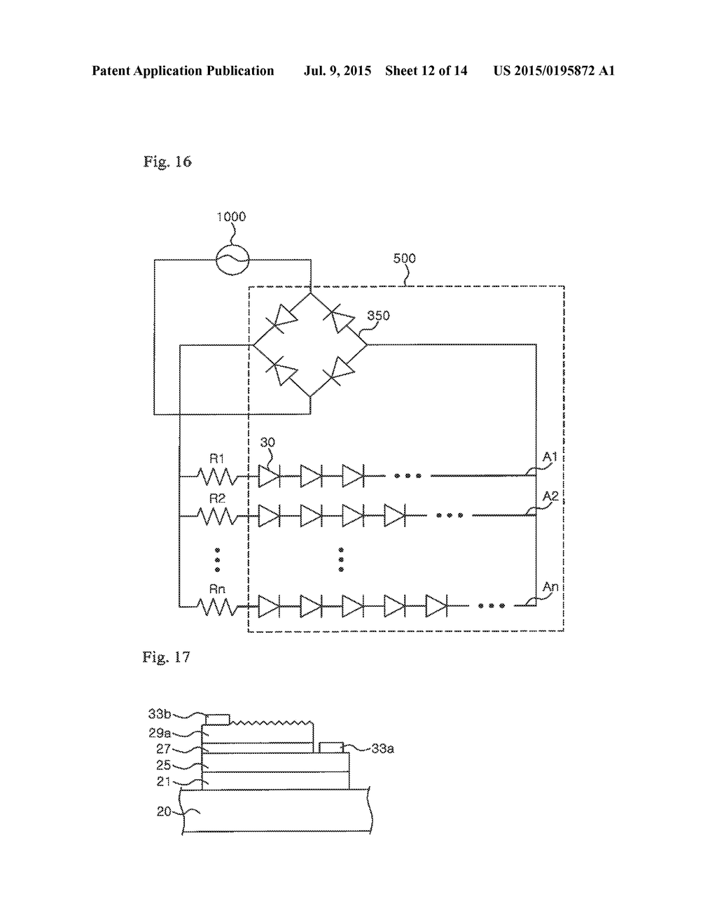 LIGHT EMITTING DEVICE FOR AC POWER OPERATION - diagram, schematic, and image 13