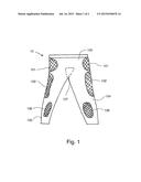 Full Length Padded Compression Garment diagram and image