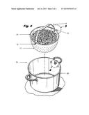 PASTA POT AND STRAINER COMBINATION diagram and image