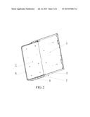 FOLDING-TYPE LUGGAGE PANEL ON GOLF CART diagram and image