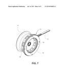 LINE DISPENSING DEVICE WITH EDDY CURRENT BRAKING FOR USE WITH CLIMBING AND     EVACUATION diagram and image