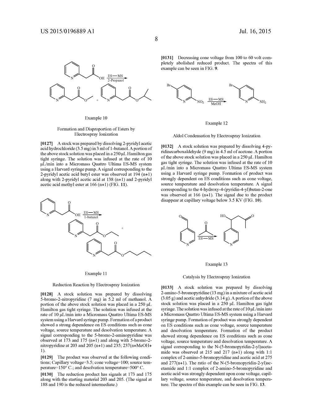 METHODS OF ELECTROSPRAY CHEMICAL SYNTHESIS - diagram, schematic, and image 45