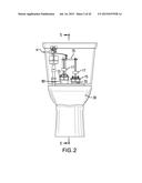 Primed Siphonic Flush Toilet diagram and image