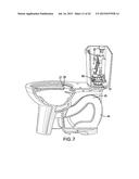Primed Siphonic Flush Toilet diagram and image