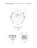 Double-pivot synchronization mechanism for opening and closing two leaves diagram and image