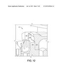 ROTARY MACHINE HAVING A VOLUTE ASSEMBLY-BEARING HOUSING JOINT WITH     INTERLOCKING TEETH diagram and image