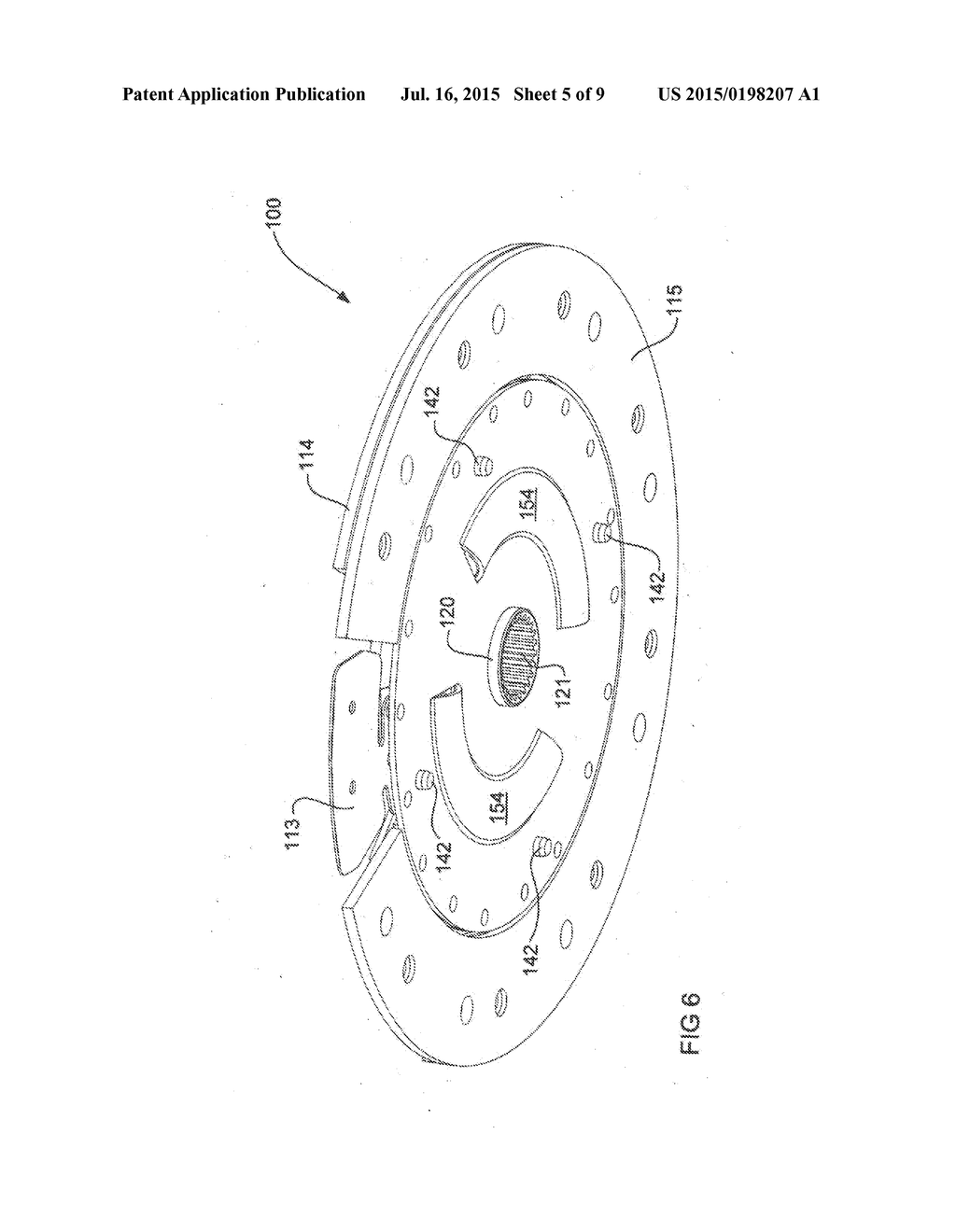 FRICTION CLUTCH PLATE WITH DAMPING SPRINGS - diagram, schematic, and image 06