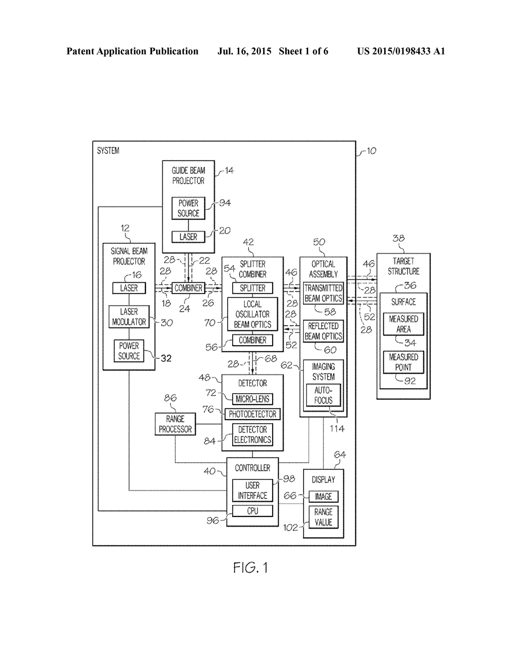 Laser Metrology System and Method - diagram, schematic, and image 02