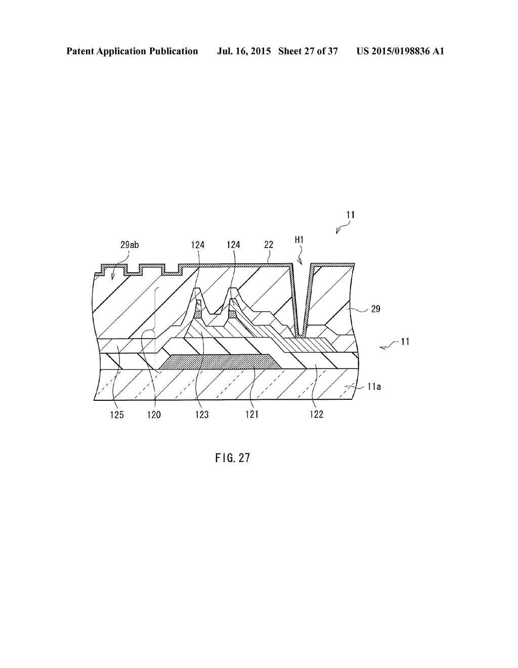 LIQUID CRYSTAL DISPLAY AND METHOD OF MANUFACTURING LIQUID CRYSTAL DISPLAY - diagram, schematic, and image 28