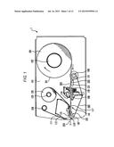 LABEL PRINTER, AND METHOD OF SEARCHING OPTIMAL COMMUNICATION POSITION diagram and image