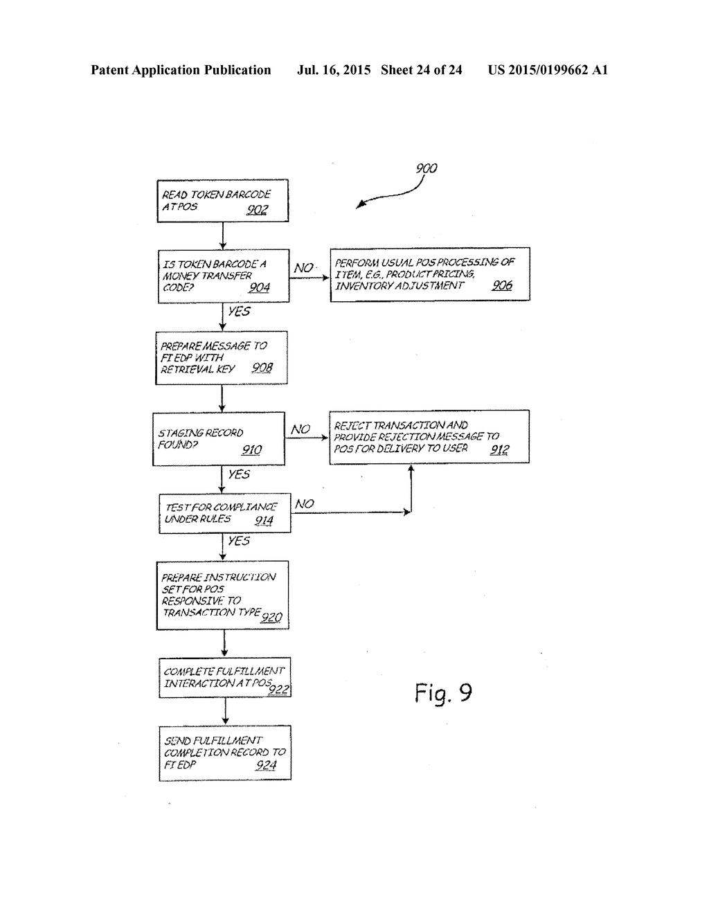 METHOD AND APPARATUS FOR MONEY TRANSFER - diagram, schematic, and image 25