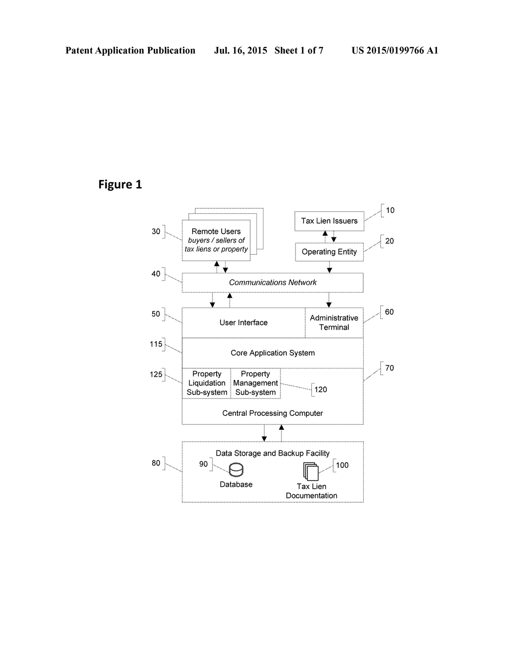 Method and System for Buying and Selling Property Tax Liens and     Determining Property Tax Lien Price and Fair Value on a Secondary Market - diagram, schematic, and image 02