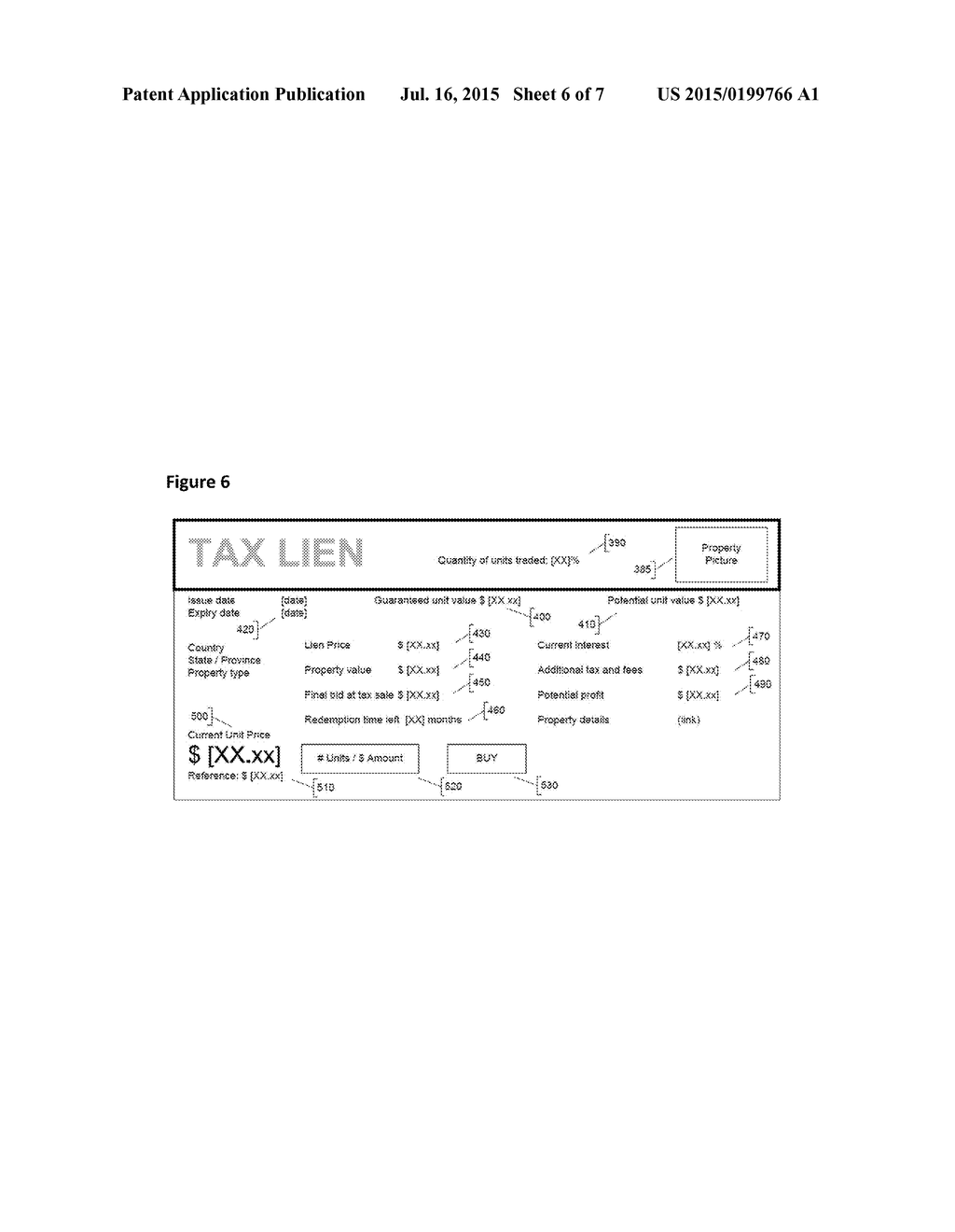 Method and System for Buying and Selling Property Tax Liens and     Determining Property Tax Lien Price and Fair Value on a Secondary Market - diagram, schematic, and image 07