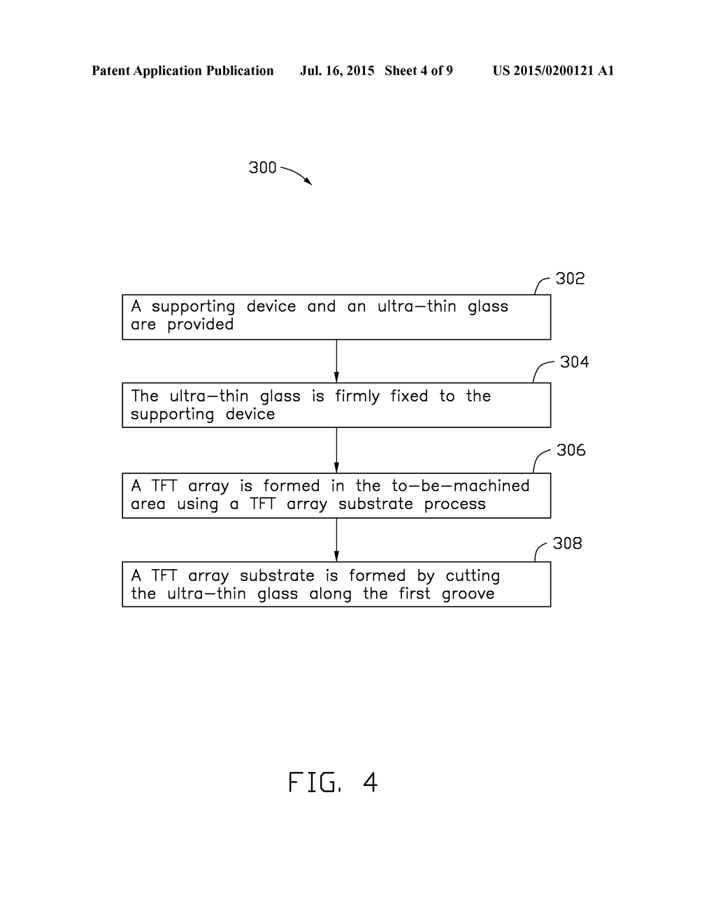 SUPPPORTING DEVICE, METHOD FOR MANUFACTURING THIN FILM TRANSISTOR ARRAY     SUBSTRATE AND METHOD FOR MANUFACTURING LIQUID CRYSTAL DISPLAY - diagram, schematic, and image 05