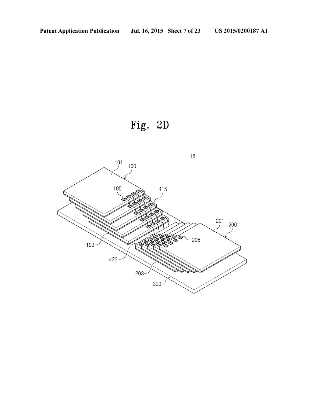 SEMICONDUCTOR PACKAGE INCLUDING STEPWISE STACKED CHIPS - diagram, schematic, and image 08