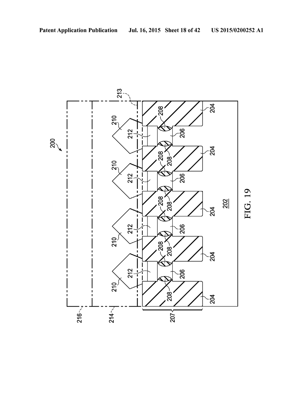 Fin Structure of Semiconductor Device - diagram, schematic, and image 19