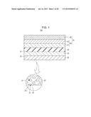 LAMINATED SUBSTRATE, LIGHT-EMITTING DEVICE, AND METHOD FOR PRODUCING     LIGHT-EMITTING DEVICE diagram and image