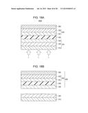 LAMINATED SUBSTRATE, LIGHT-EMITTING DEVICE, AND METHOD FOR PRODUCING     LIGHT-EMITTING DEVICE diagram and image