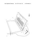 WIRELESS COMMUNICATION ANTENNAS IN COMPUTER DISPLAYS diagram and image