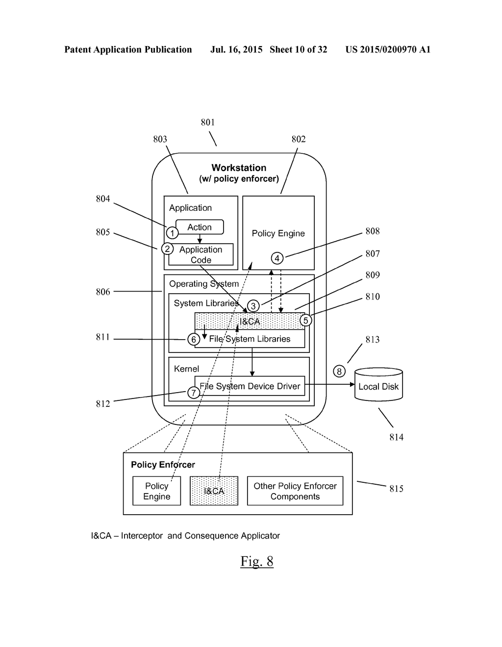 Enforcing Policy-based Application and Access Control in an Information     Management System - diagram, schematic, and image 11