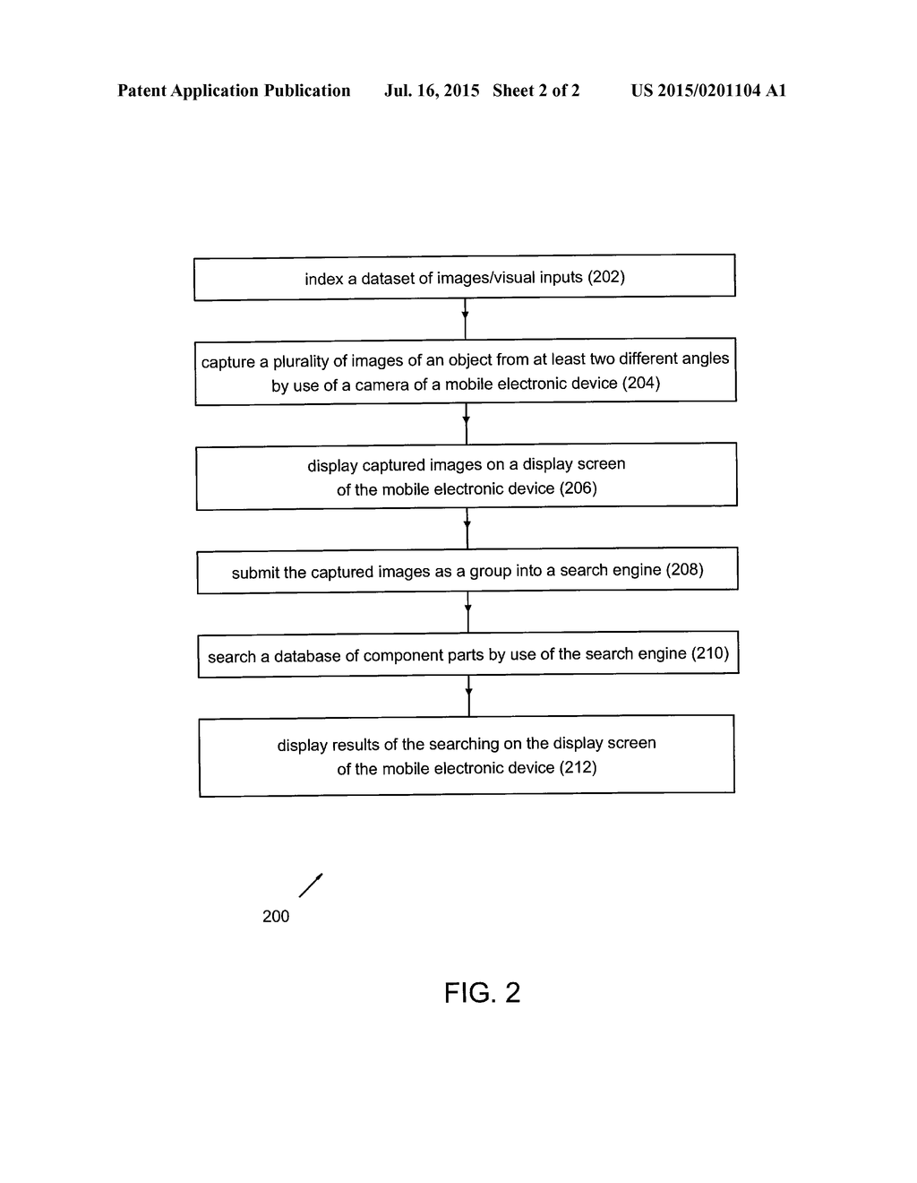 THREE-DIMENSIONAL IMAGE SEARCHING BASED ON INPUTS COLLECTED BY A MOBILE     DEVICE - diagram, schematic, and image 03