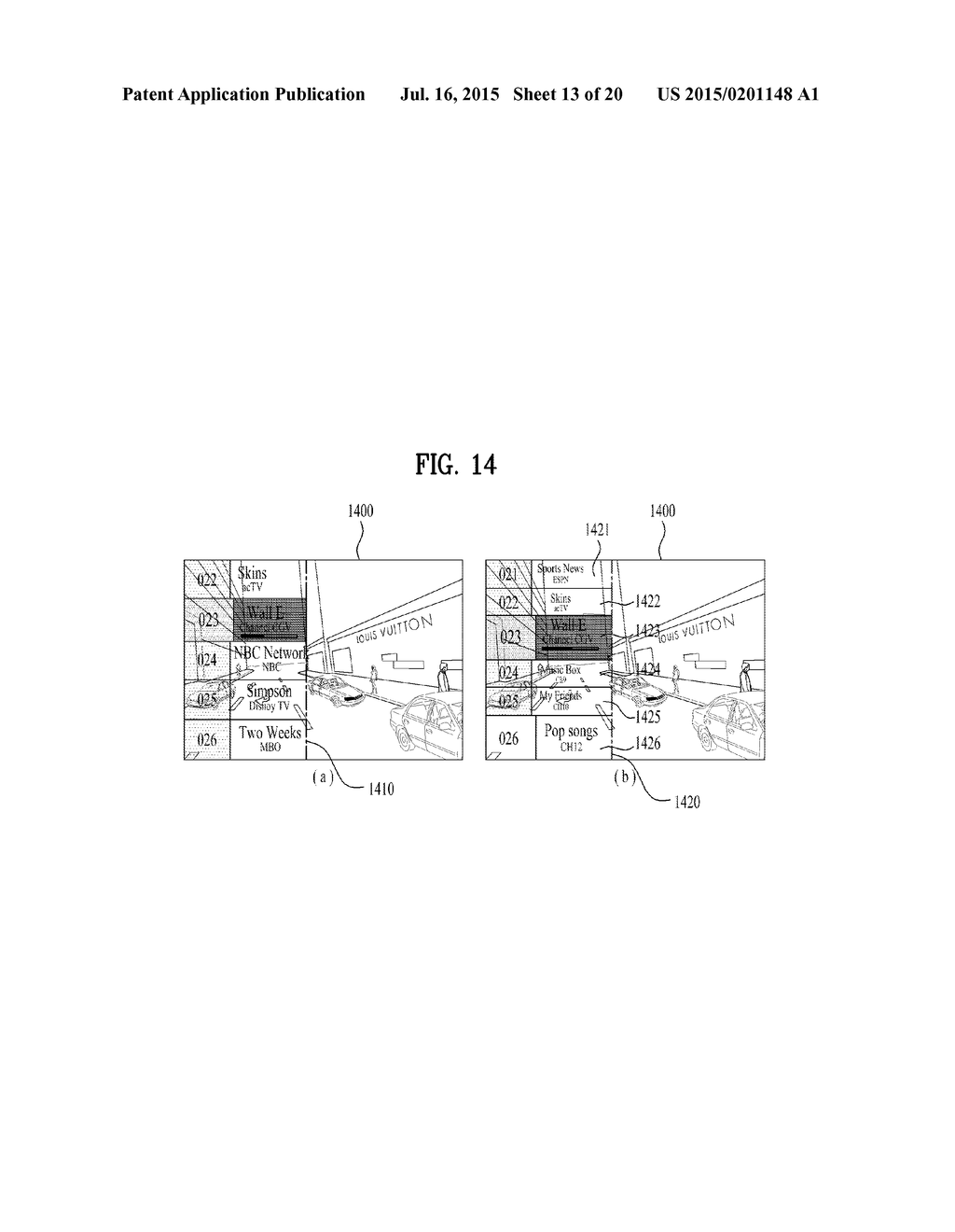 DISPLAY DEVICE AND METHOD FOR CONTROLLING THE SAME - diagram, schematic, and image 14