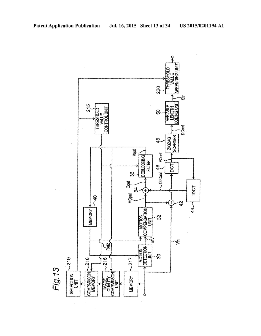 CODING DISTORTION REMOVAL METHOD, VIDEO ENCODING METHOD, VIDEO DECODING     METHOD, AND APPARATUS AND PROGRAM FOR THE SAME - diagram, schematic, and image 14