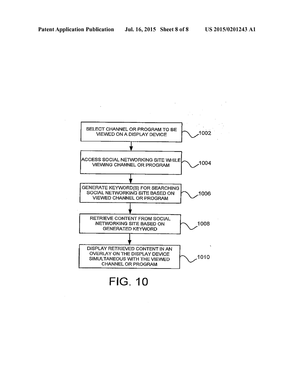 SYSTEM AND METHOD FOR SEARCHING AN INTERNET NETWORKING CLIENT ON A VIDEO     DEVICE - diagram, schematic, and image 09