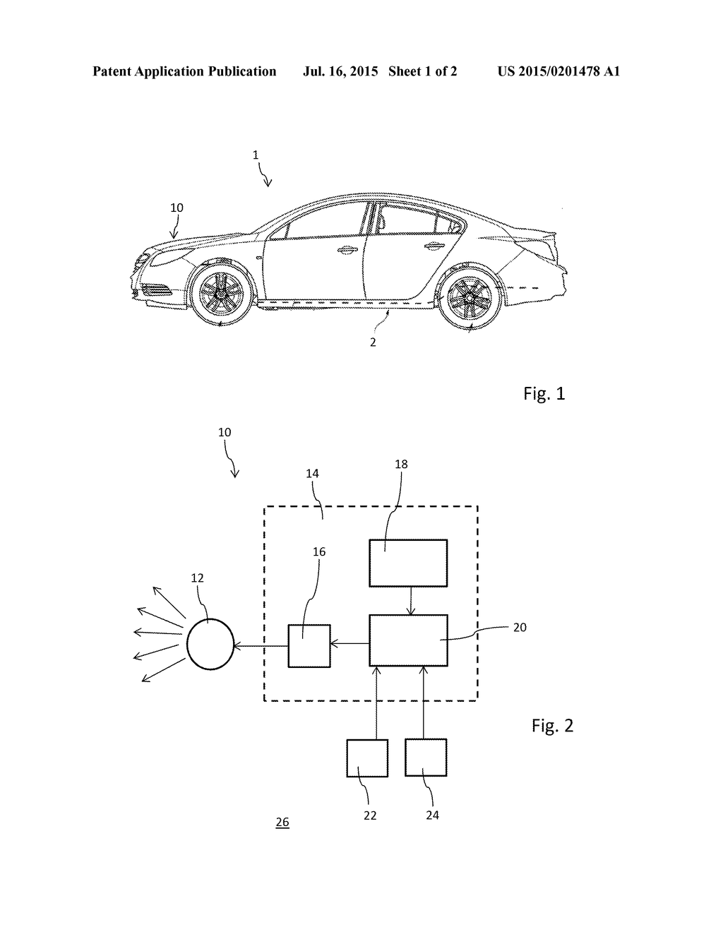 HEADLIGHT ARRANGEMENT FOR A MOTOR VEHICLE - diagram, schematic, and image 02