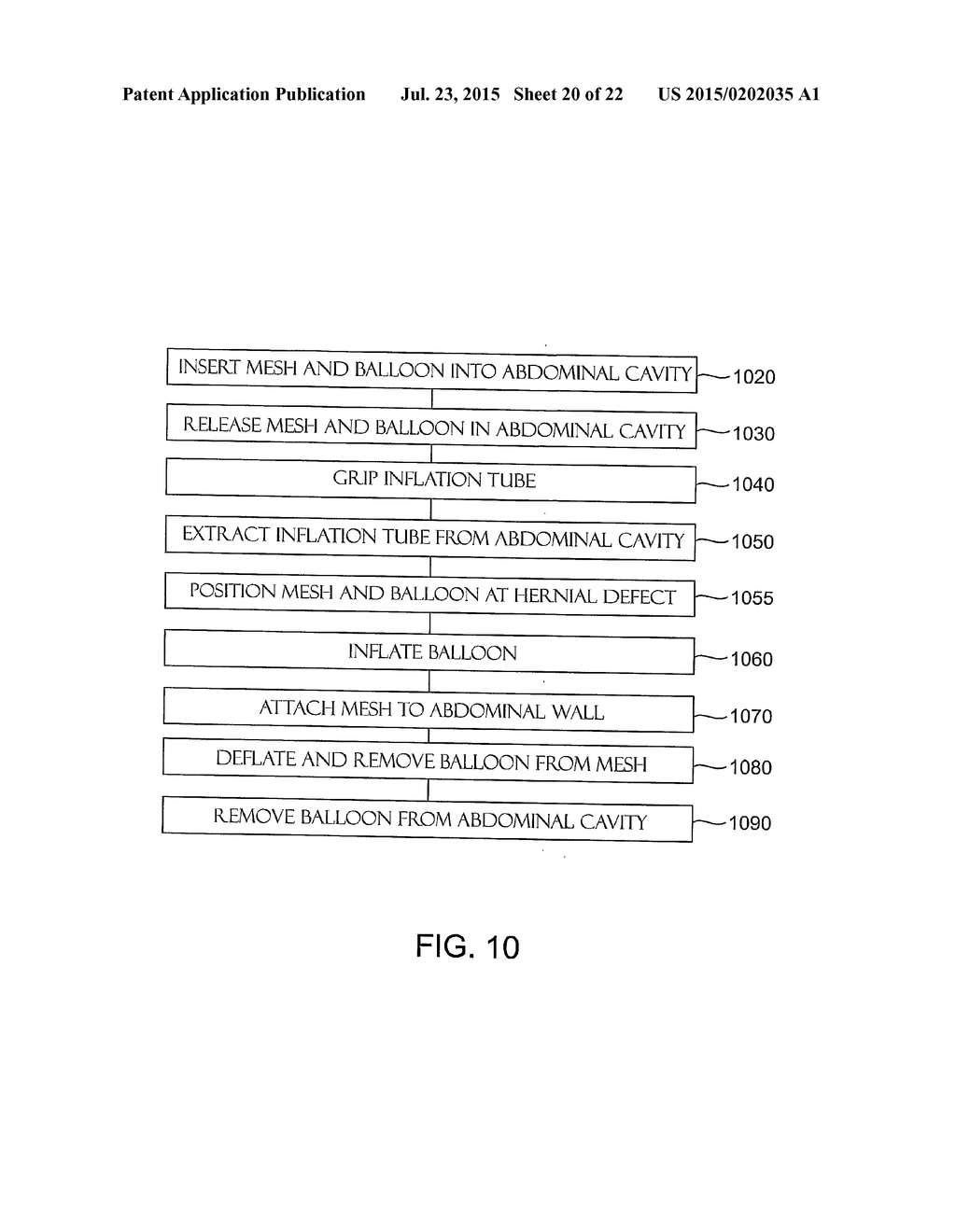 METHOD AND APPARATUS FOR REPAIRING A HERNIA - diagram, schematic, and image 21