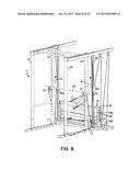 EXERCISE MACHINE FOR PROVIDING WEIGHT LIFTING EXERCISES SIMILAR TO THOSE     PROVIDED BY A FREE WEIGHT BARBELL diagram and image