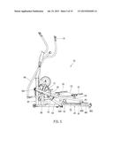 ELLIPTICAL EXERCISE APPARATUS diagram and image