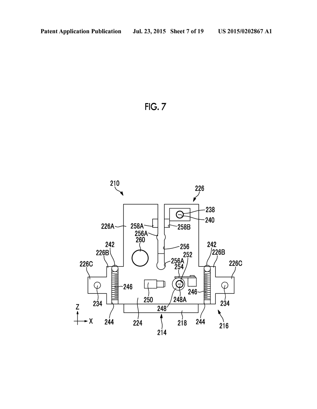 DROPLET-DISCHARGING HEAD, IMAGE-FORMING DEVICE, AND METHOD FOR POSITIONING     HEAD MODULES OF DROPLET-DISCHARGING HEAD - diagram, schematic, and image 08