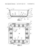 Mini Container with Absorbent Bottom diagram and image