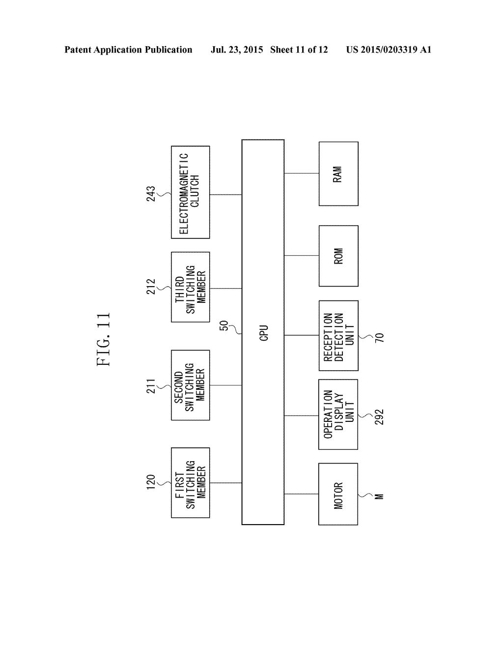 SHEET STORING APPARATUS AND IMAGE FORMING APPARATUS EQUIPPED THEREWITH - diagram, schematic, and image 12