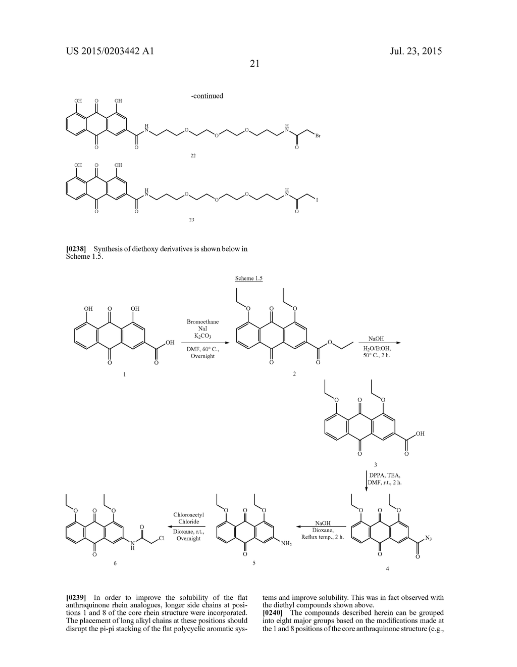 Anthraquinone Analogs and Methods of Making and Using Thereof - diagram, schematic, and image 40