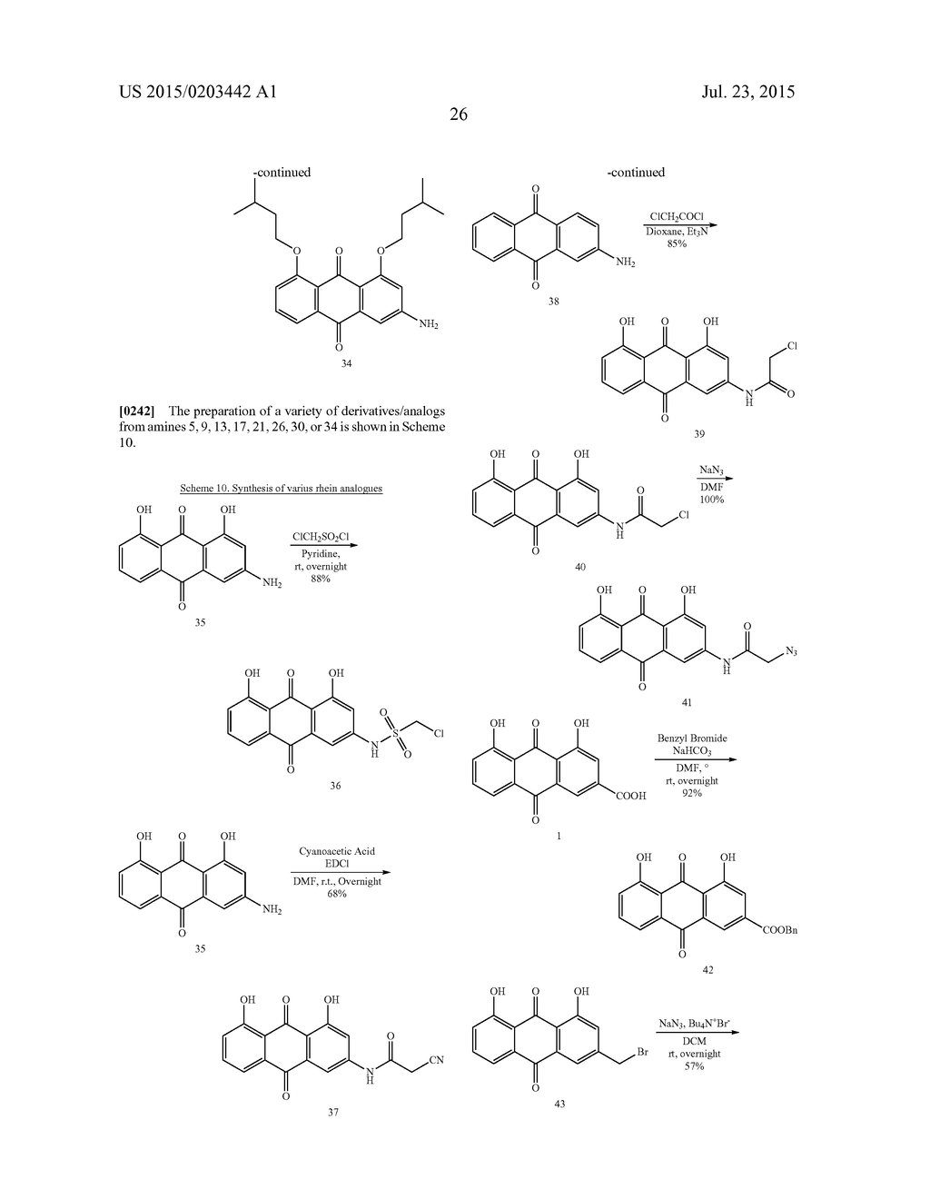 Anthraquinone Analogs and Methods of Making and Using Thereof - diagram, schematic, and image 45