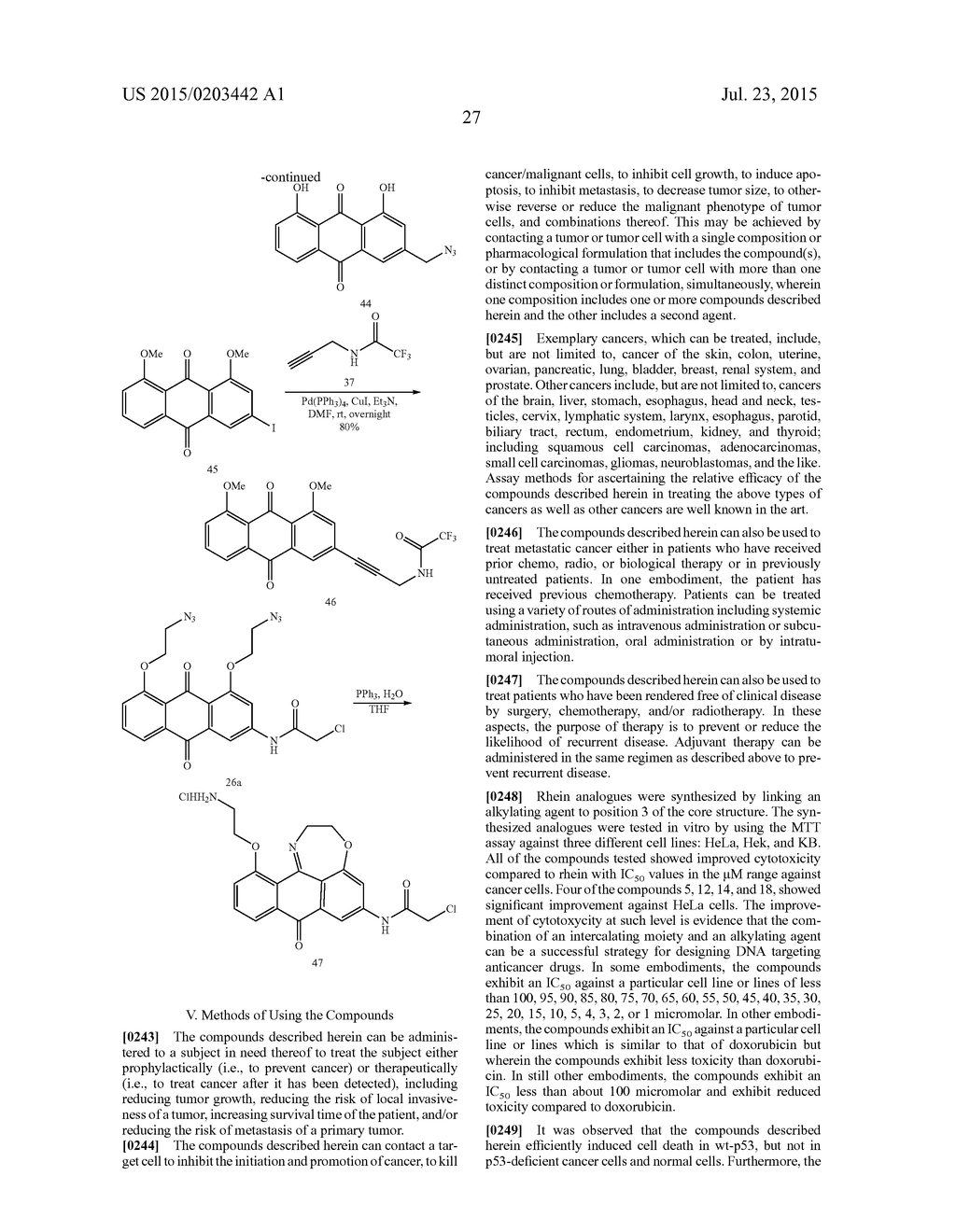 Anthraquinone Analogs and Methods of Making and Using Thereof - diagram, schematic, and image 46