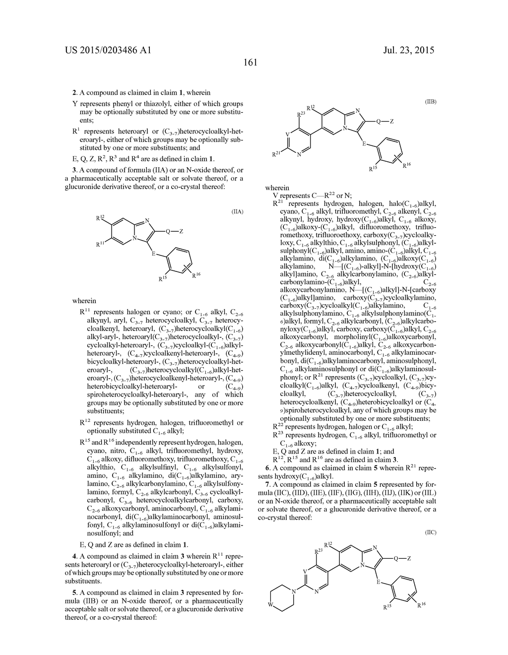 Imidazopyridine Derivatives as Modulators of TNF Activity - diagram, schematic, and image 162