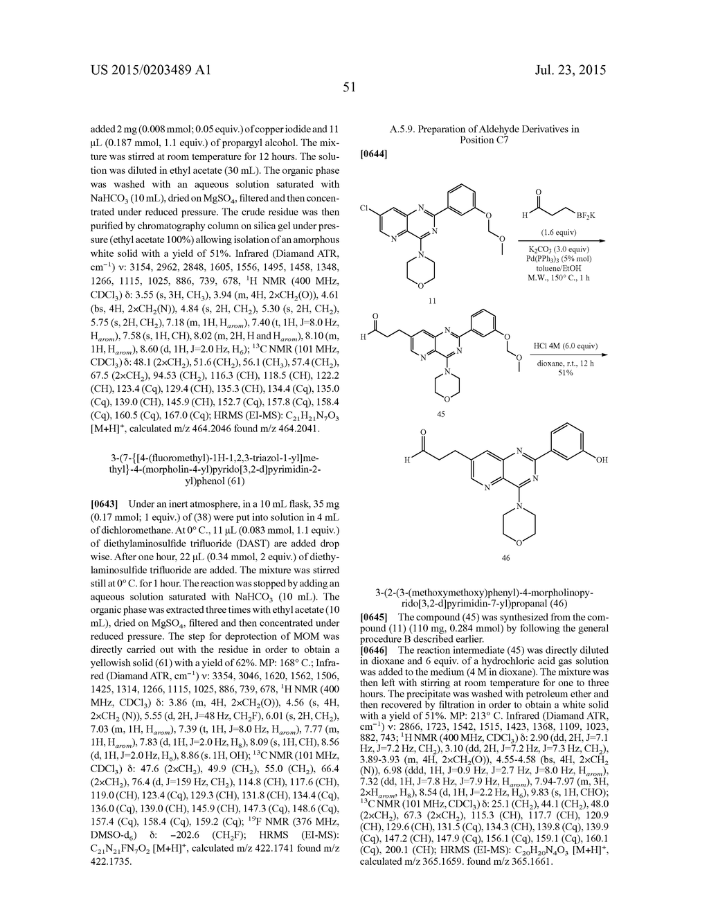 TRISUBSTITUTED PYRIDO[2,3-D]PYRIMIDINES, METHODS FOR PREPARING SAME AND     THERAPEUTIC USES THEREOF - diagram, schematic, and image 52