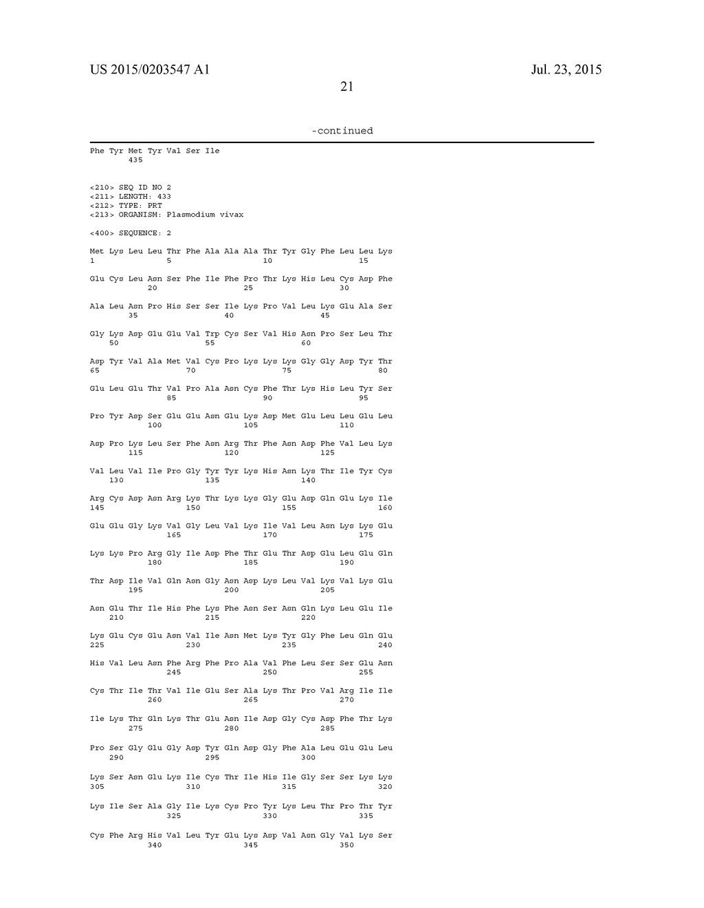 USE OF P47 FROM PLASMODIUM FALCIPARUM (PFS47) OR PLASMODIUM VIVAX (PVS47)     AS A VACCINE OR DRUG SCREENING TARGETS FOR THE INHIBITION OF HUMAN     MALARIA TRANSMISSION - diagram, schematic, and image 34