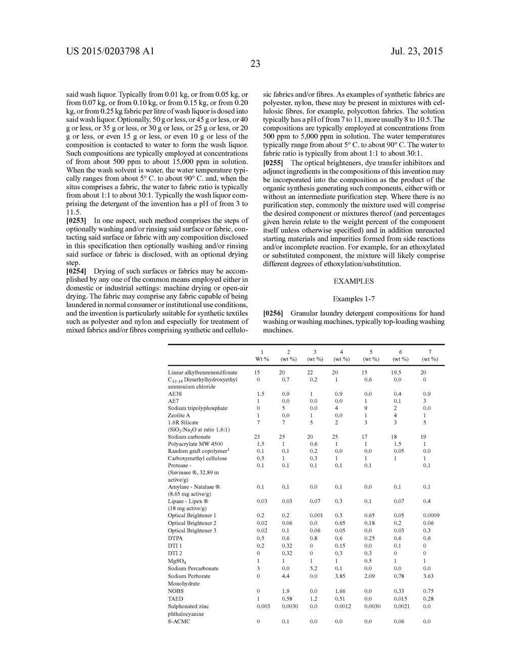 DETERGENT COMPOSITIONS - diagram, schematic, and image 24