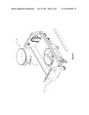 SNOW BLOWER WITH A SECURING MECHANISM FOR A ROTATING DRUM diagram and image