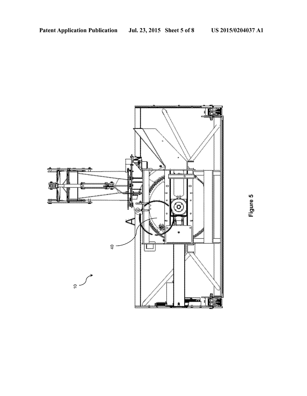 SNOW BLOWER WITH A SECURING MECHANISM FOR A ROTATING DRUM - diagram, schematic, and image 06