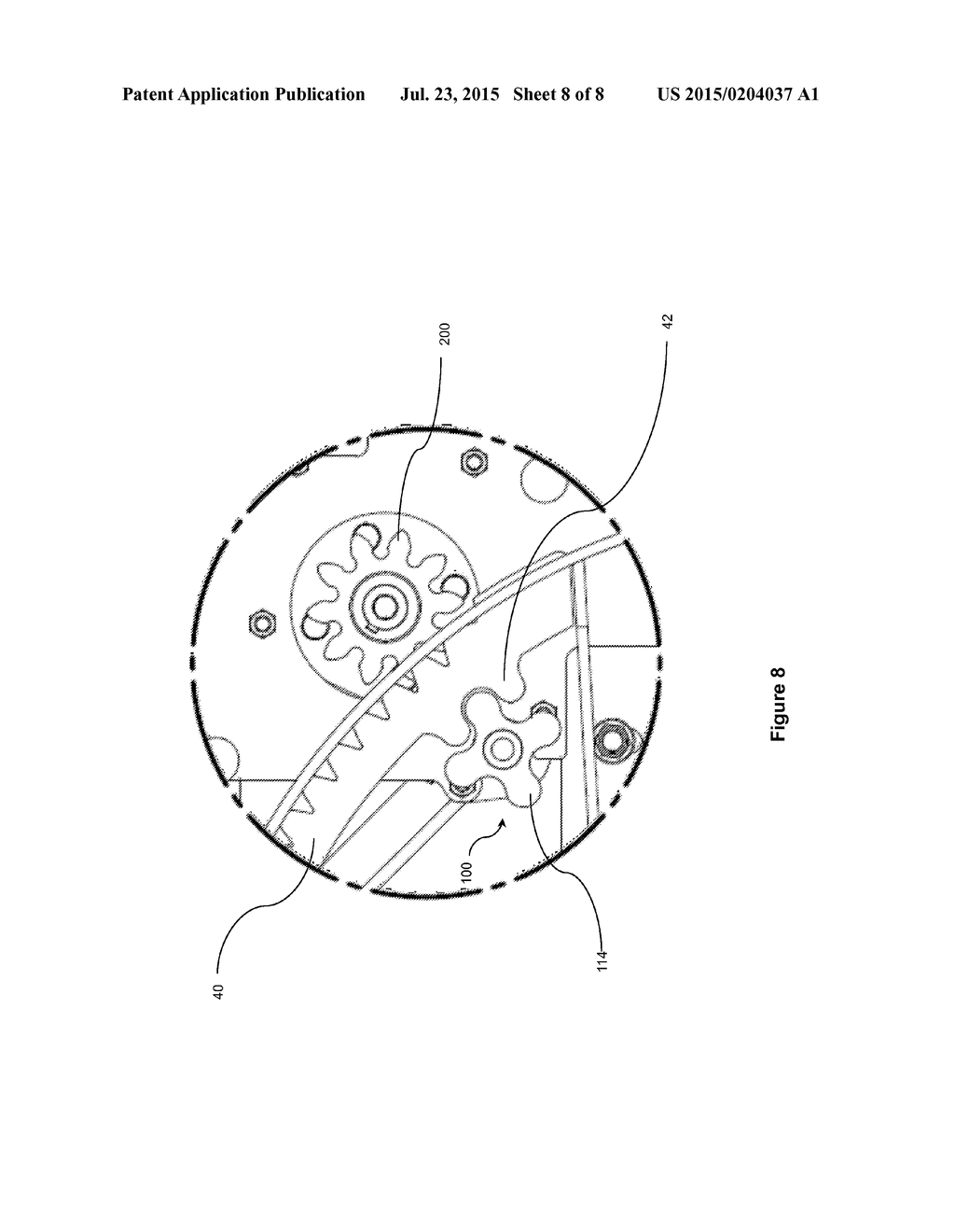 SNOW BLOWER WITH A SECURING MECHANISM FOR A ROTATING DRUM - diagram, schematic, and image 09