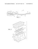 GASKET COMPONENT WITH HALF-STOP AND METHOD OF MANUFACTURING diagram and image