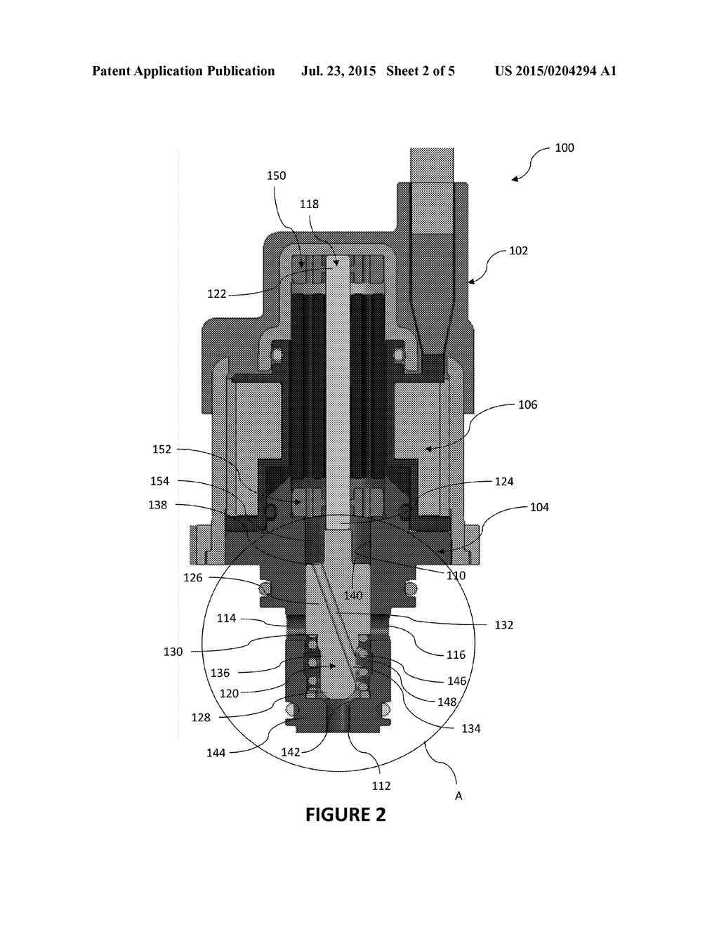 TWO STAGE VALVE WITH CONICAL SEAT FOR FLOW SHUT-OFF AND SPOOL KNIFE EDGE     FOR METERING FLOW CONTROL - diagram, schematic, and image 03